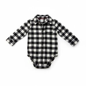6/20🎉 Carter’s Buffalo Plaid Flannel Bodysuit | 24M
